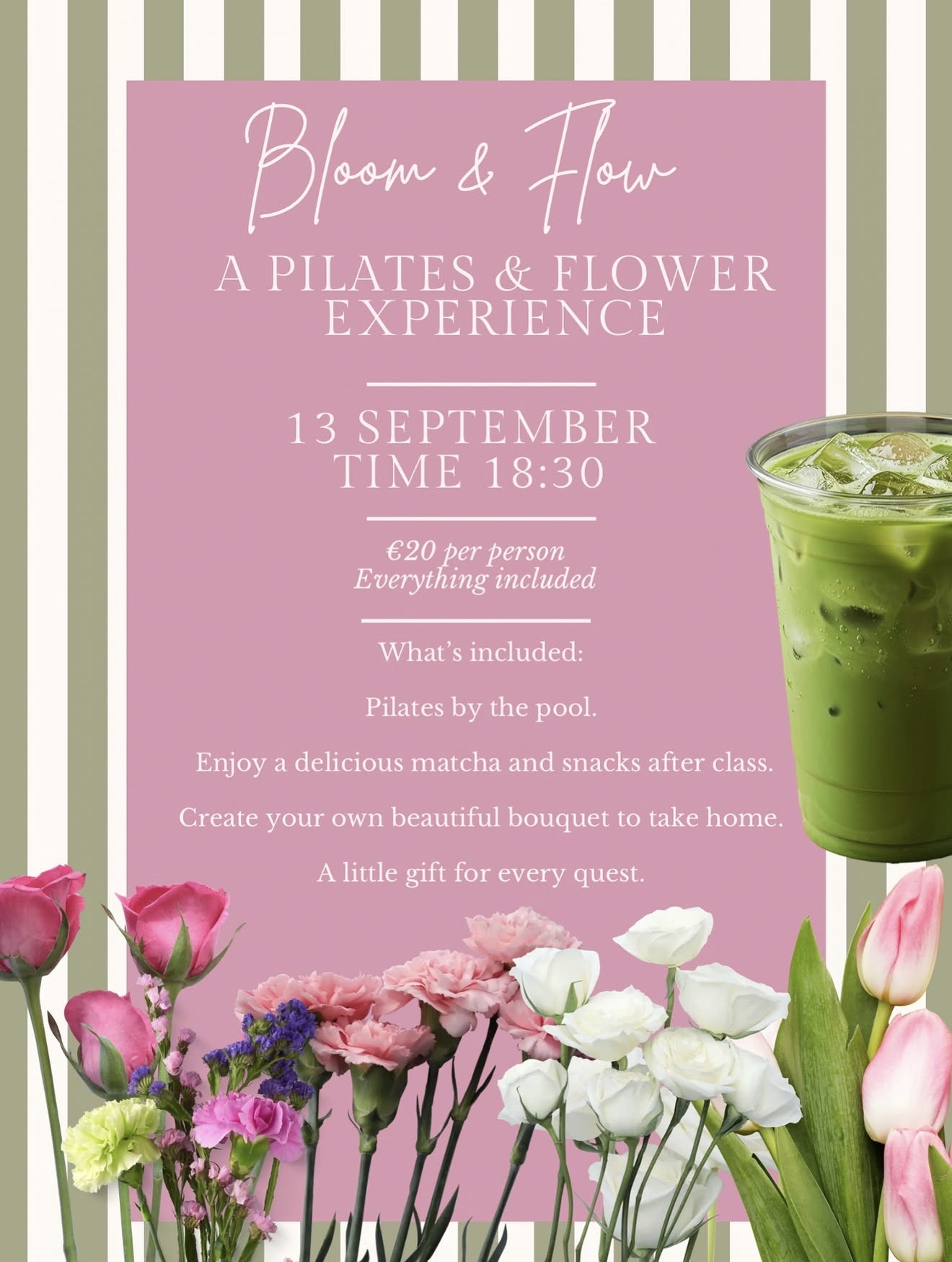 Bloom & Flow — A Pilates & Flower Experience